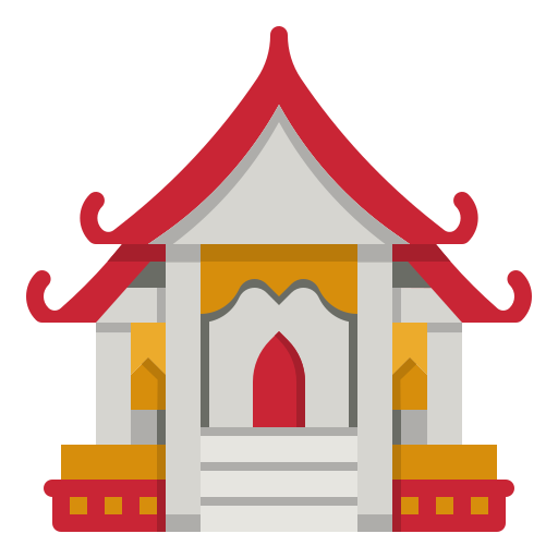 thai temple icon