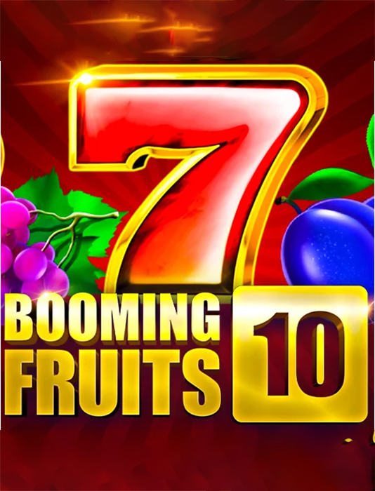 Booming Fruits 10 Logo