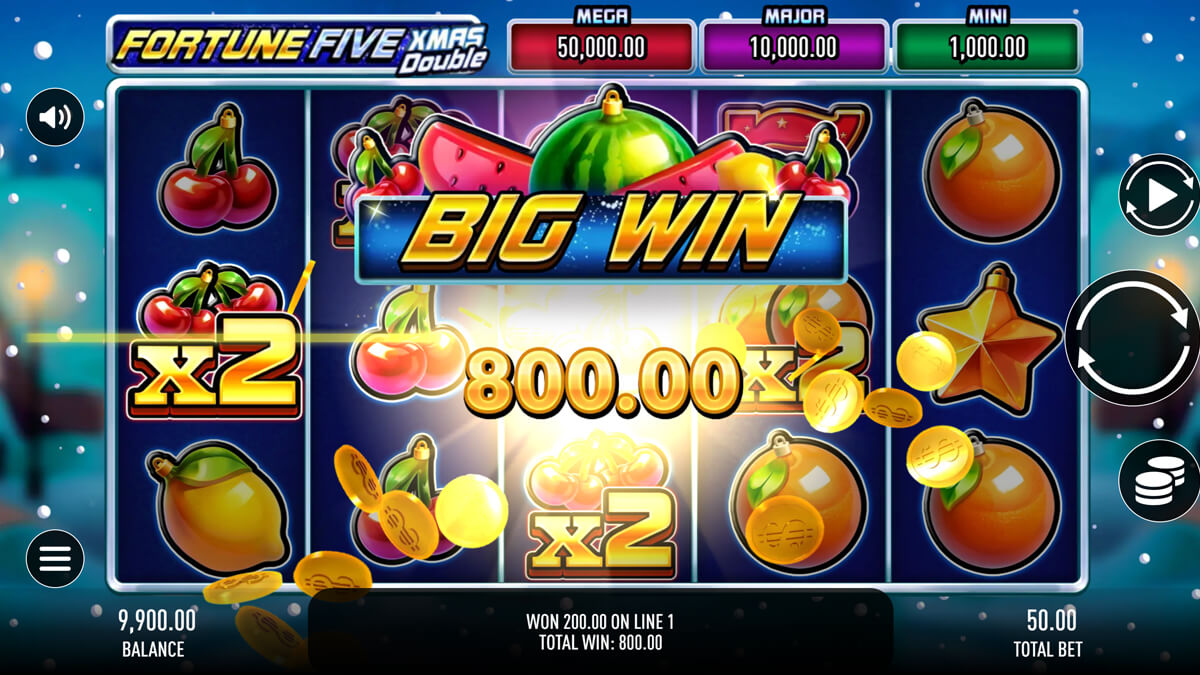 Fortune Five Xmas Double Big Win