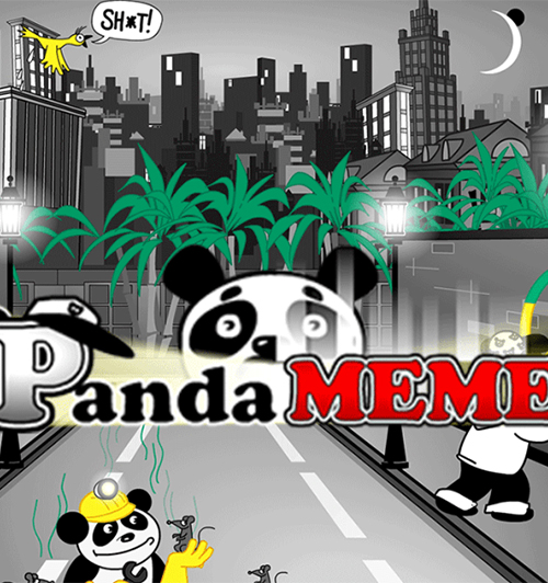 Panda Meme Logo