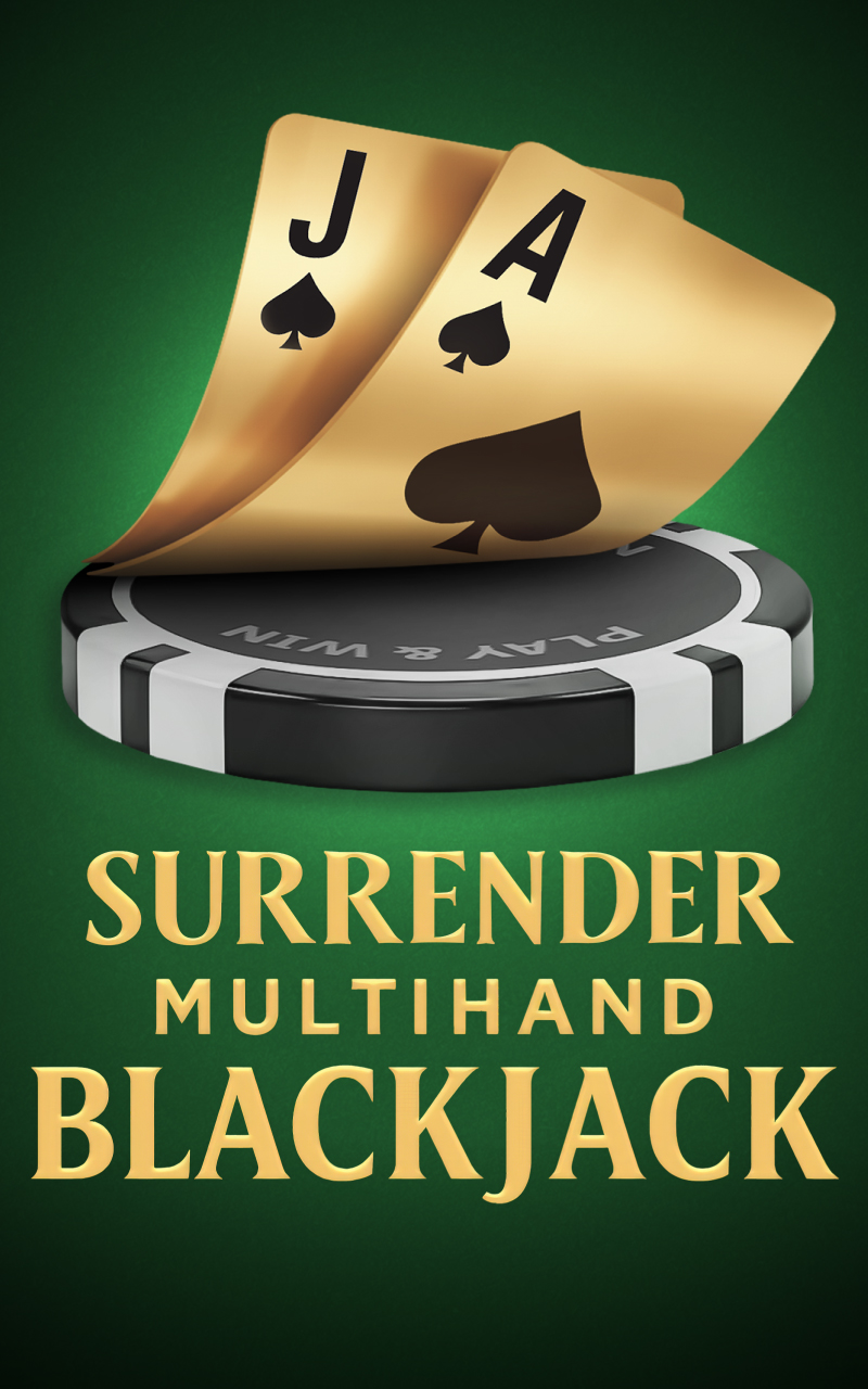Surrender Multihand Blackjack Logo