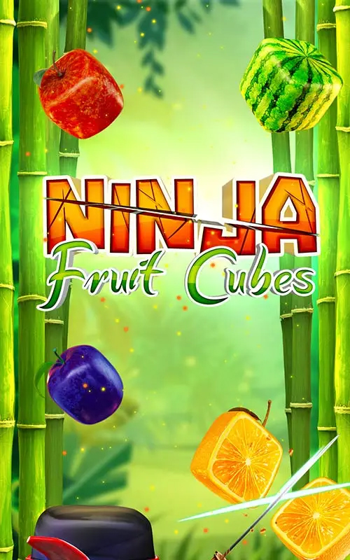 Ninja Fruit Cubes Logo