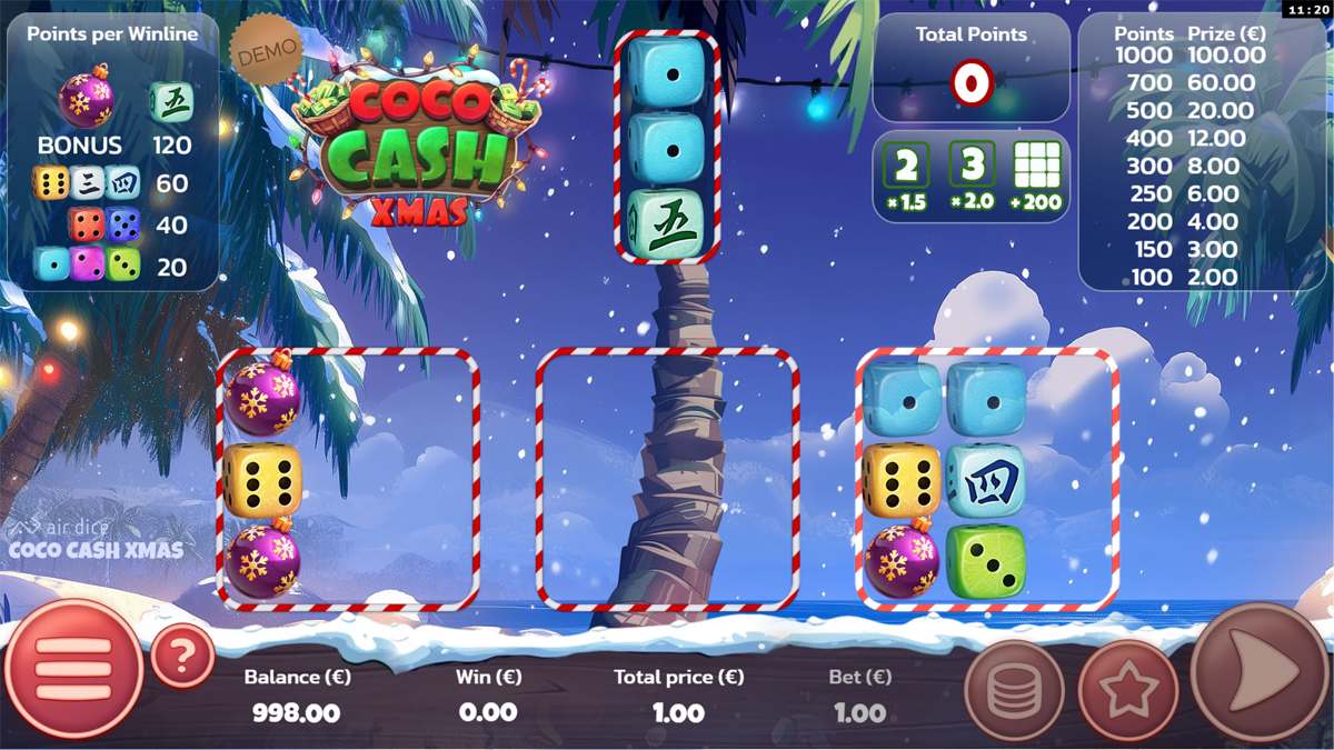 Coco Cash Xmas Base Play