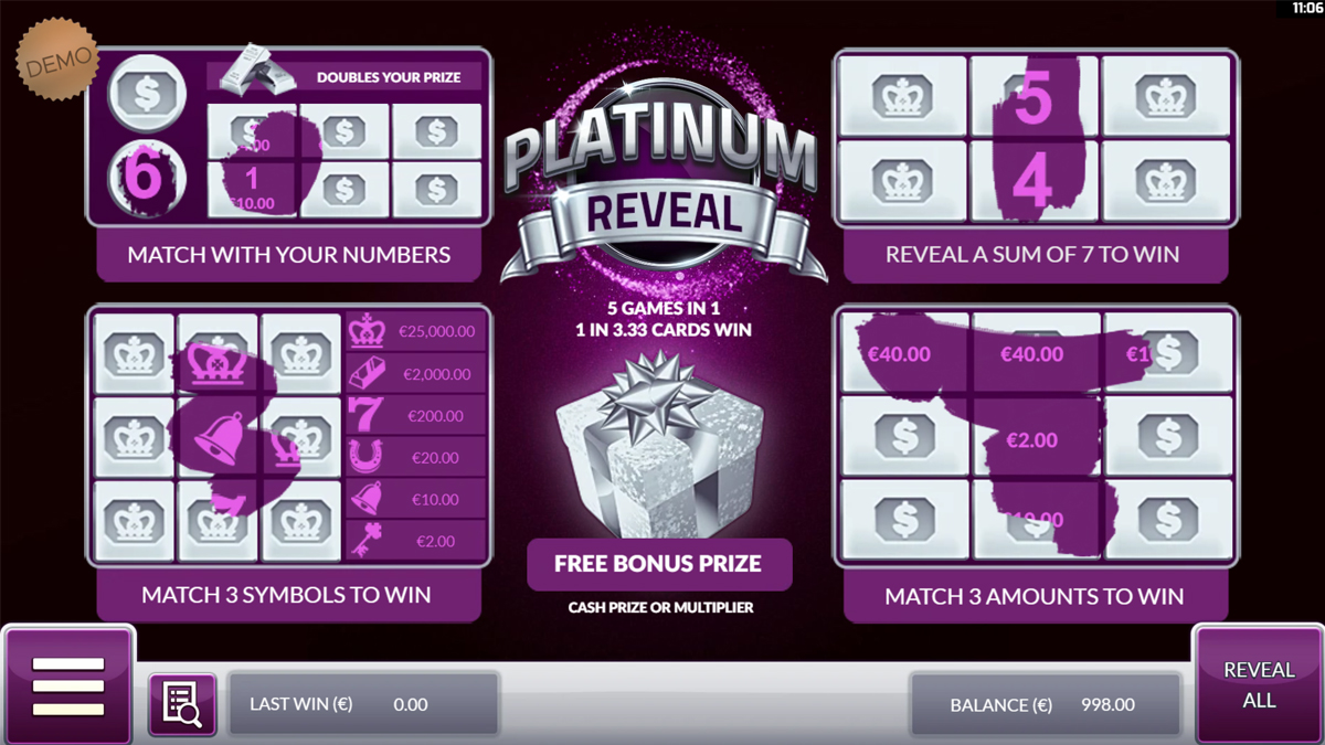 Platinum Reveal Base Play