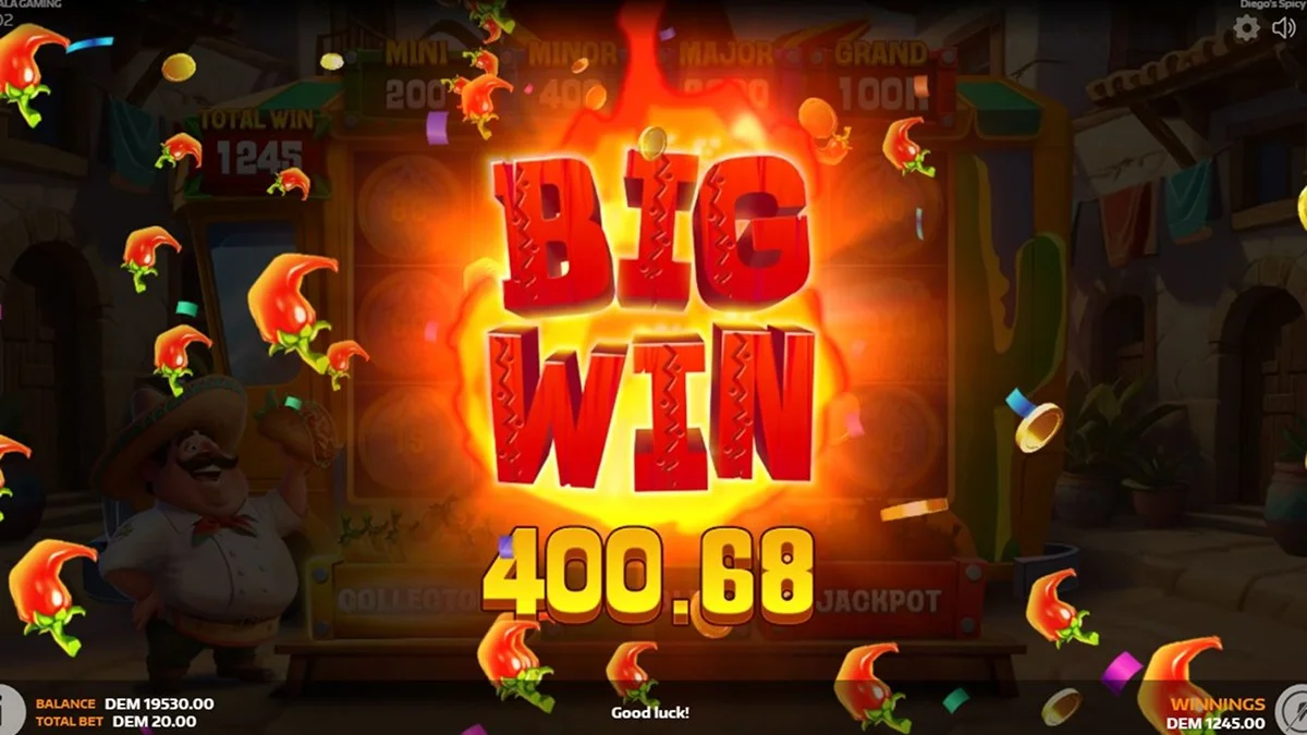 Diego's Spicy Truck Big Win 1