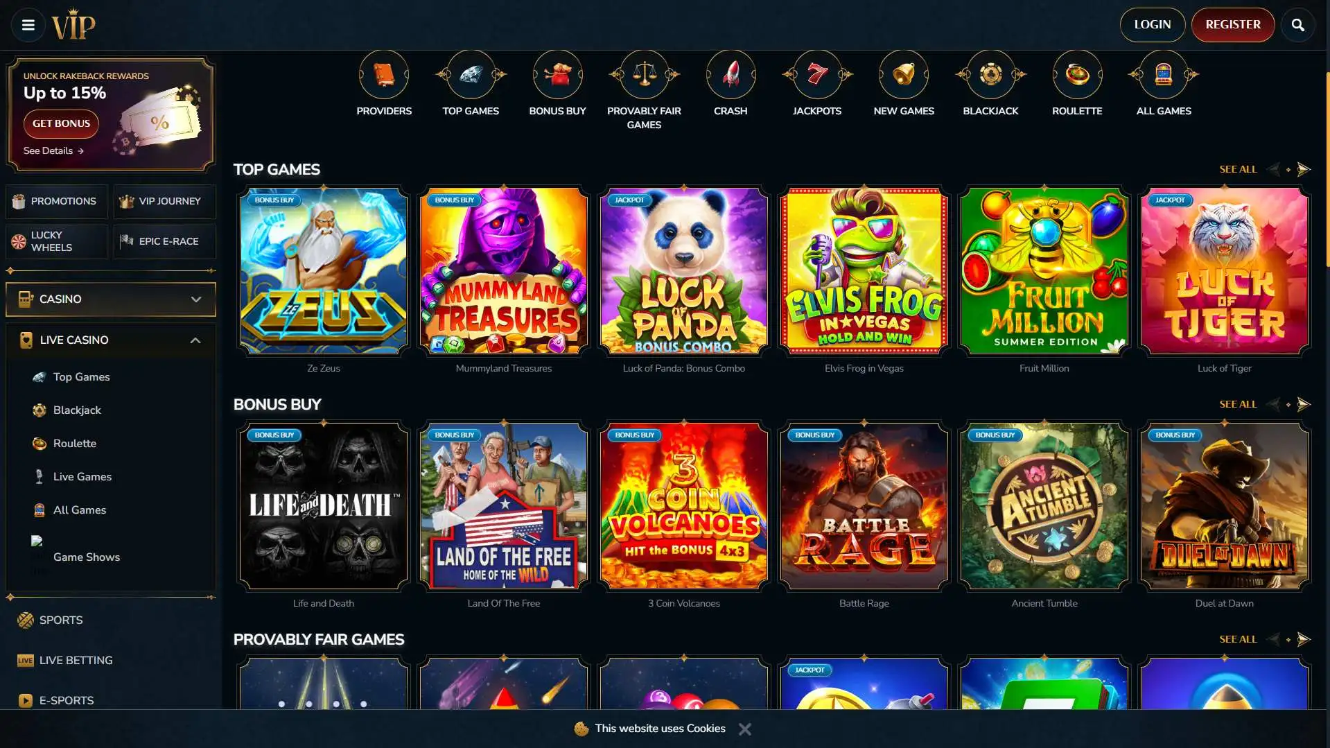 VIP Casino Slots