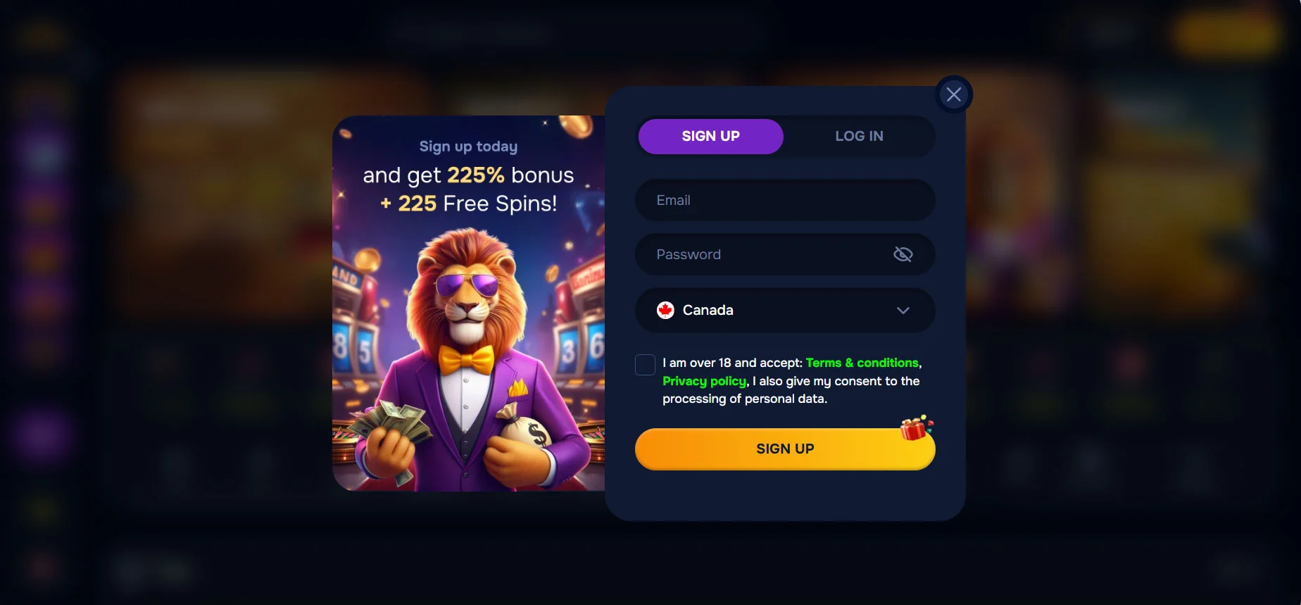 Betstar Casino Registration
