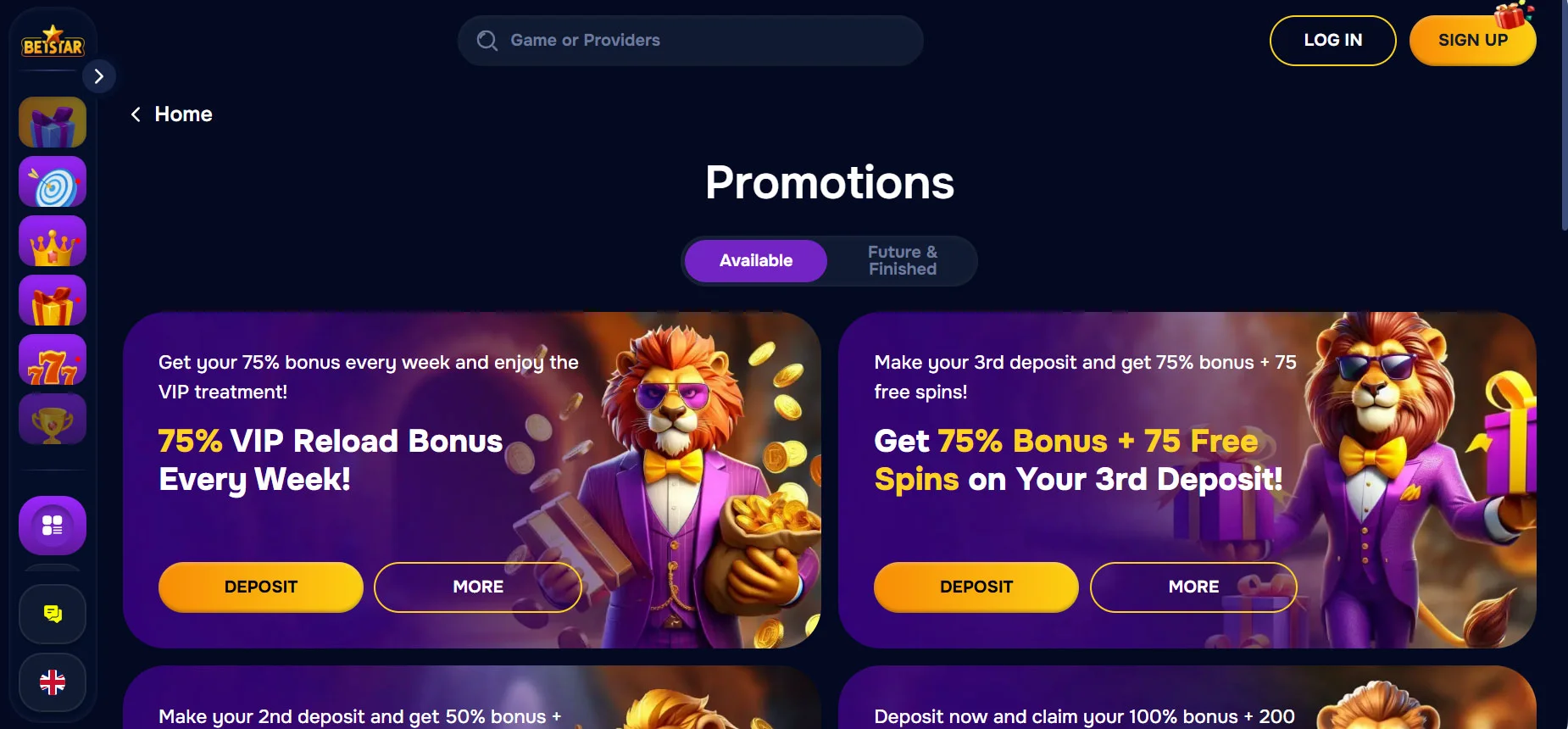 Betstar Casino Promotions