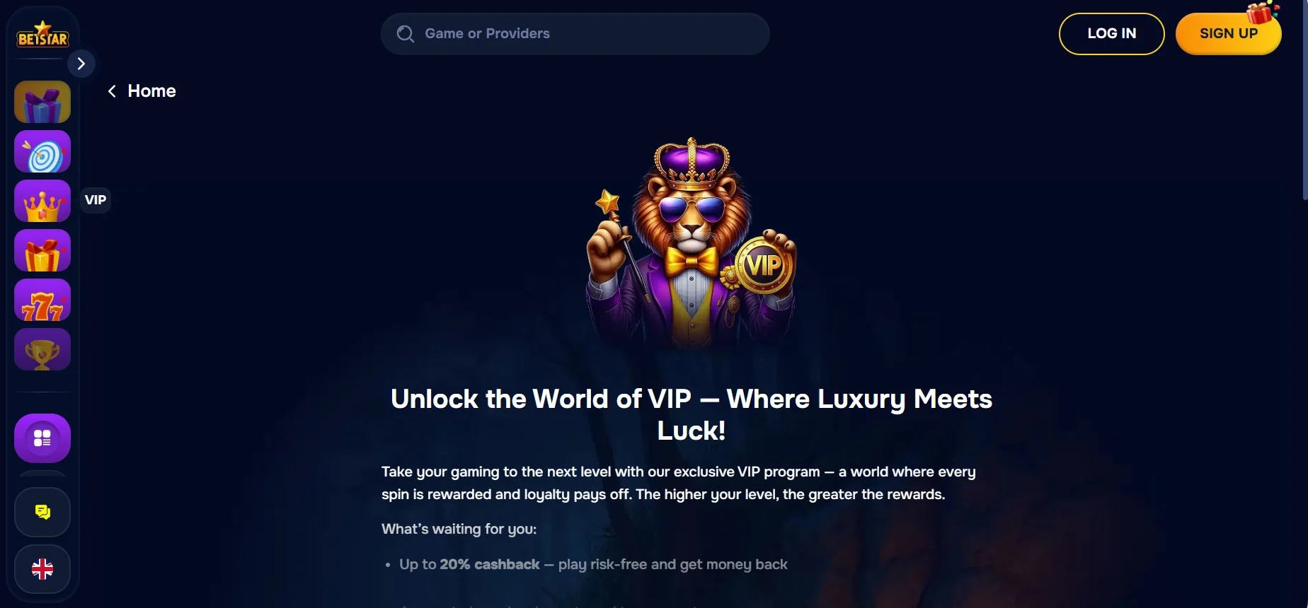 Betstar Casino Loyalty Program