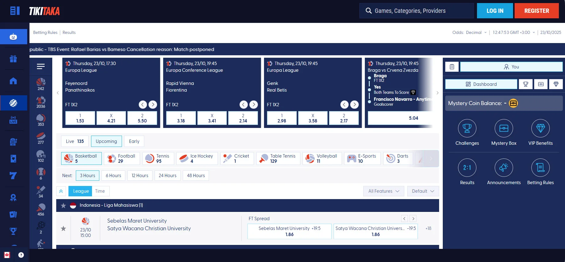 TikiTaka Casino Sportsbook