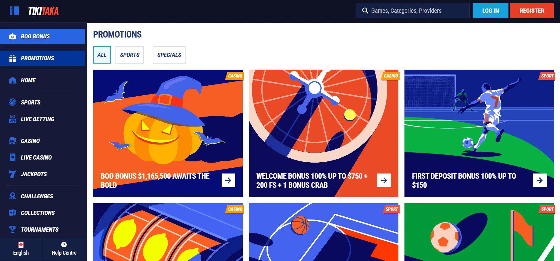 TikiTaka Casino Promotions