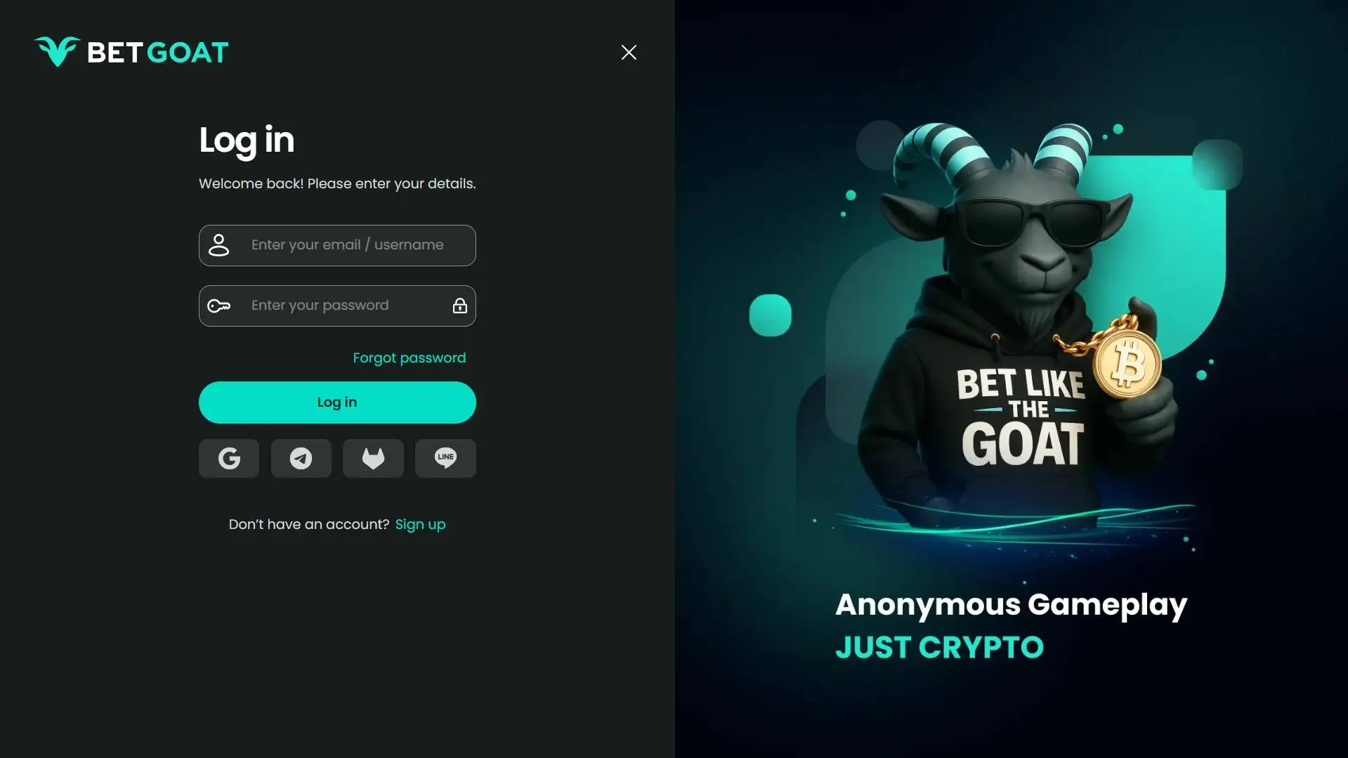 BetGoat Casino Login