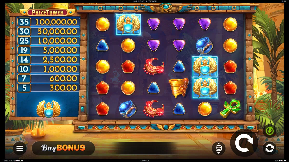 Horus Fire PrizeTower Base Play