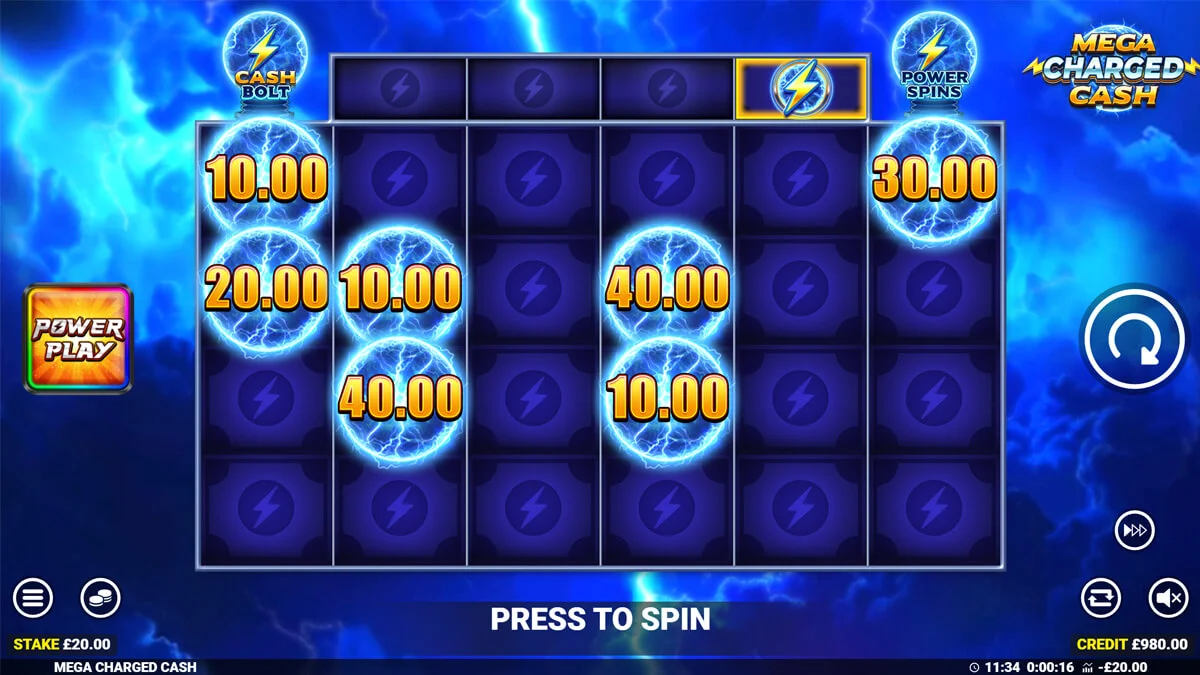 Mega Charged Cash Base PLay