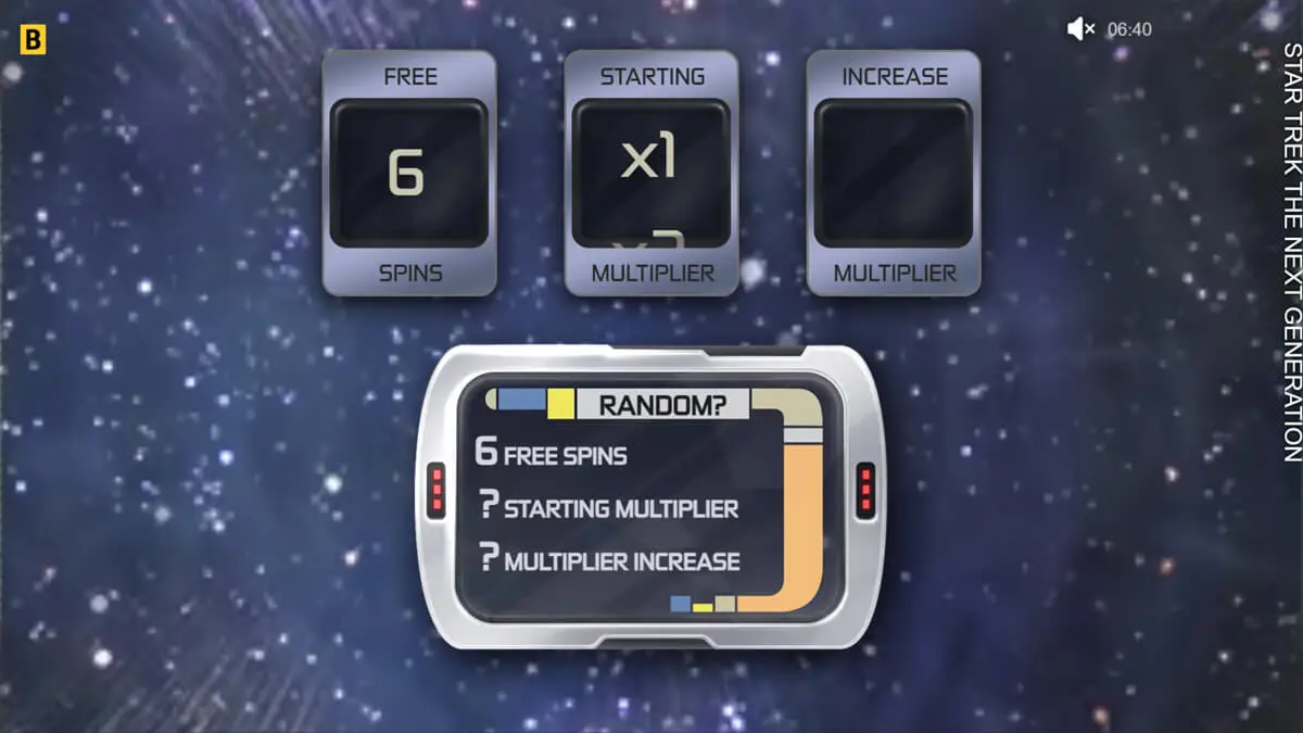 Star Trek The Next Generation Fortune Wheel