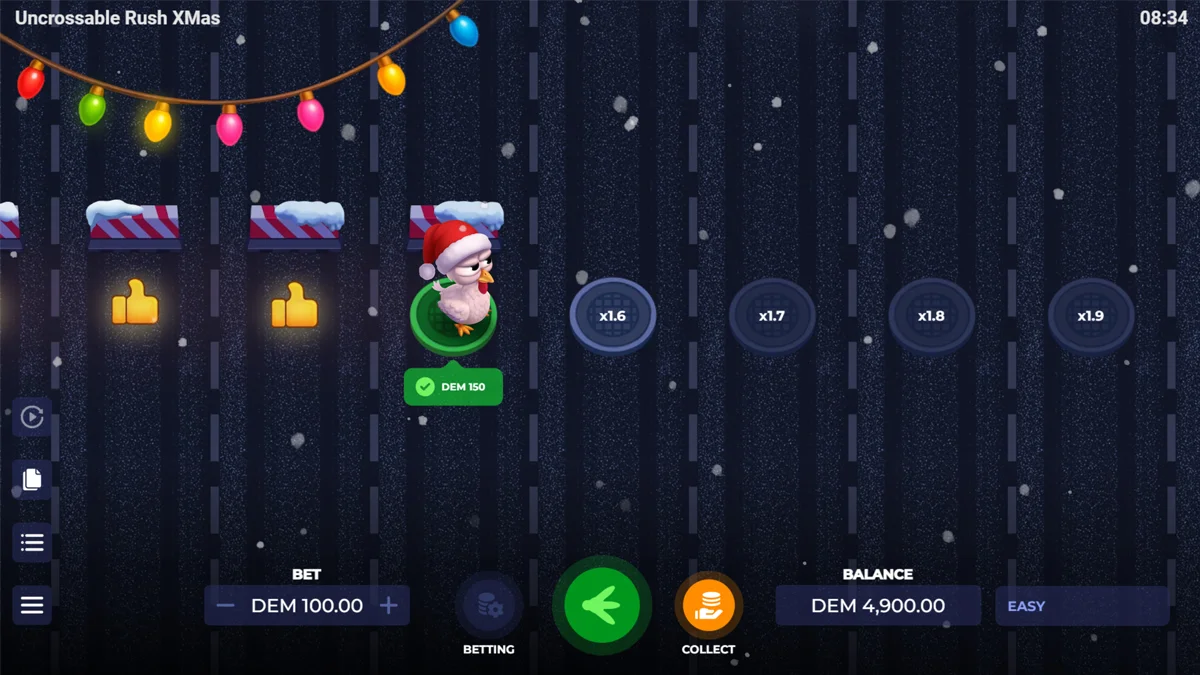 Uncrossable Rush X-mas Base Play