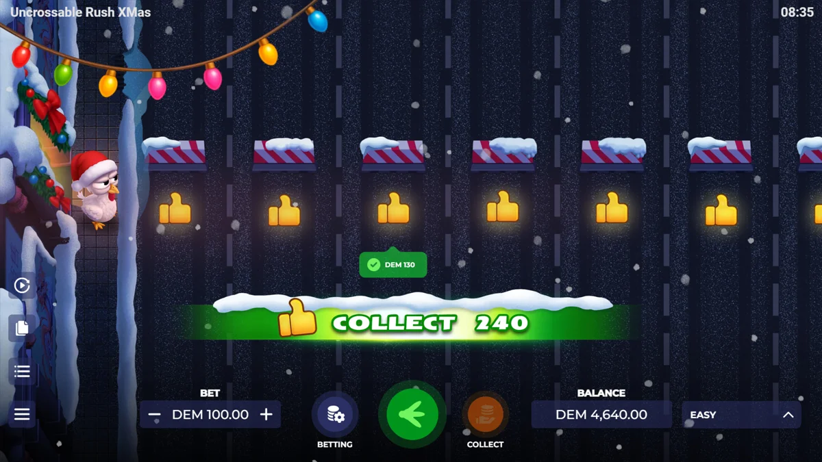 Uncrossable Rush X-mas Win