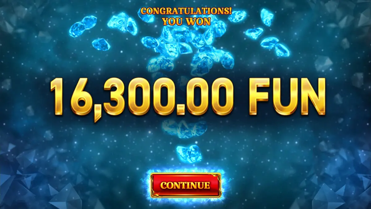 16 Coins™ x5000 Bonus Round Win
