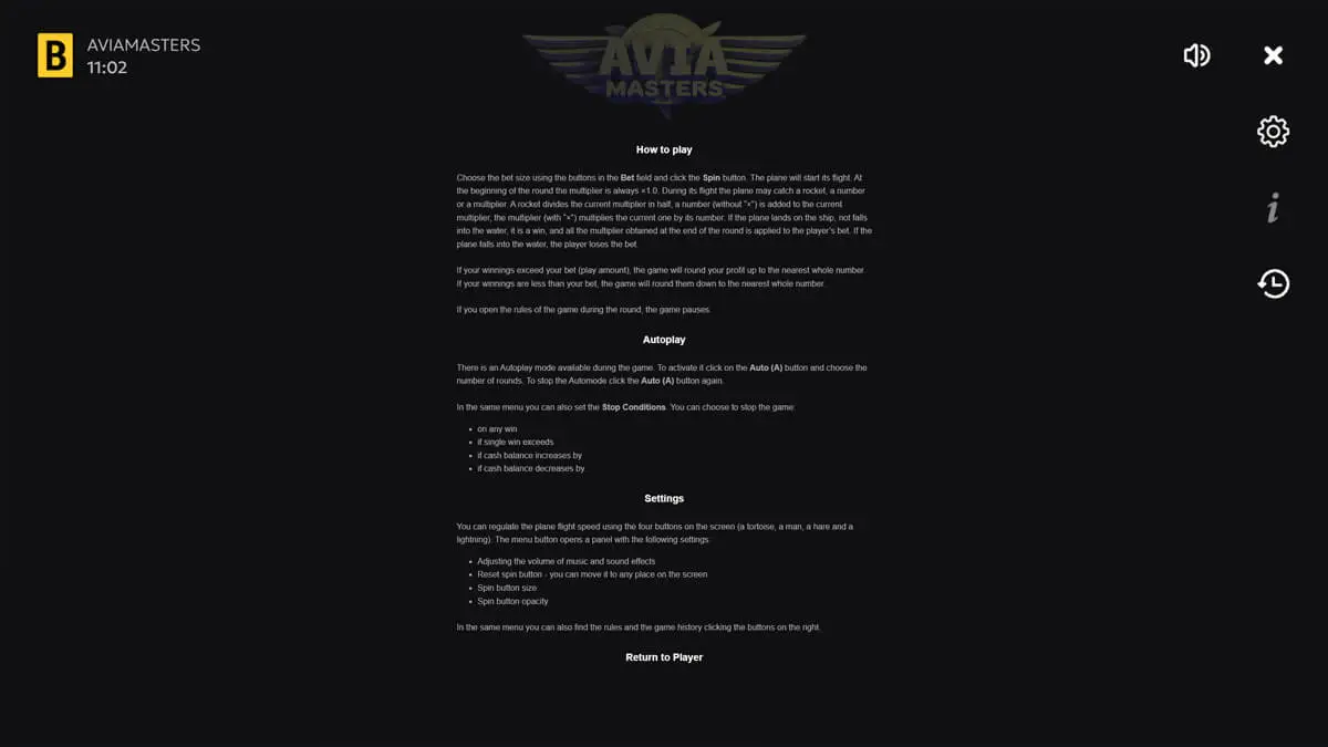 Aviamasters How TO Play