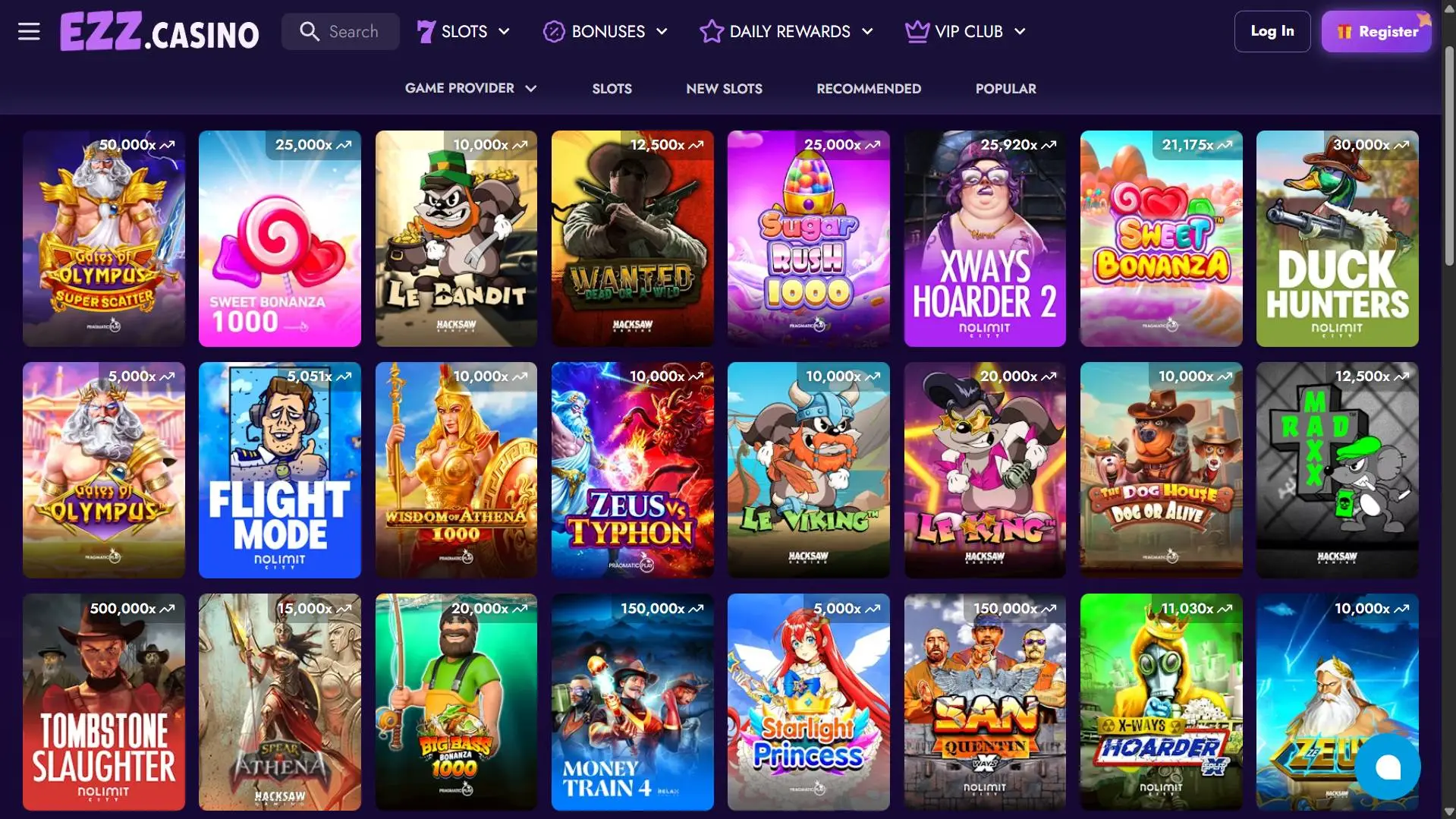 Ezz Casino All Slots