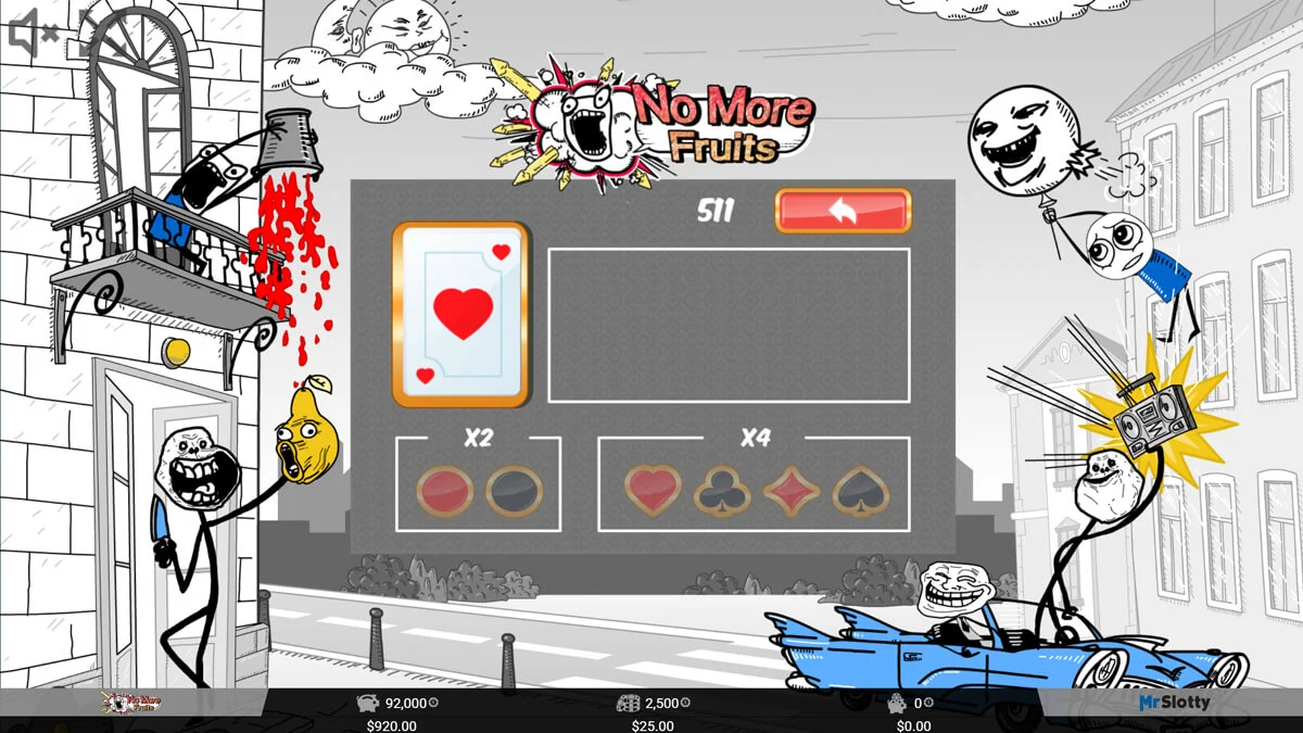 No More Fruits Gamble Round