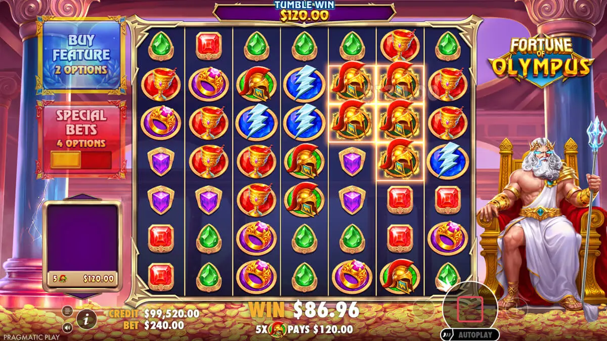 Fortune of Olympus Win