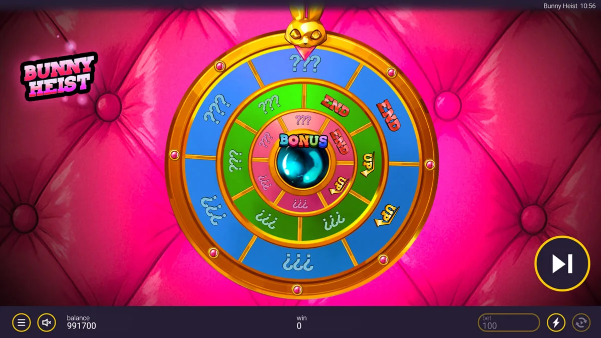 Bunny Heist Bonus Wheel