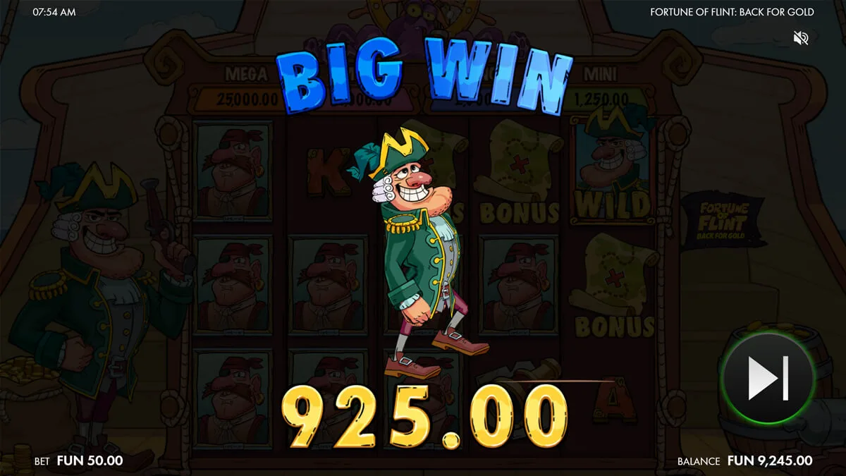 Fortune of Flint Back for Gold Big Win