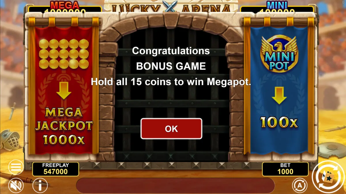 Lucky Arena Hold & Win Respins