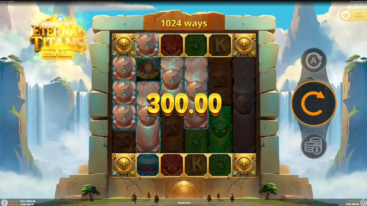 Temple of Eternal Titans Win