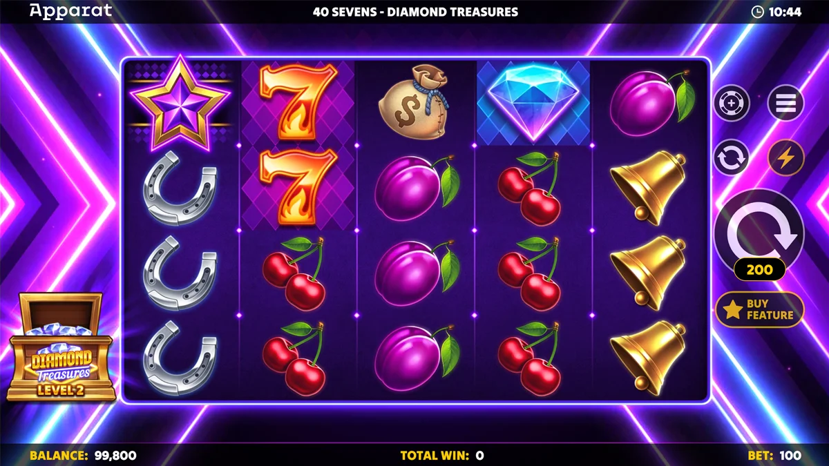 40 Sevens - Diamond Treasures Base Play