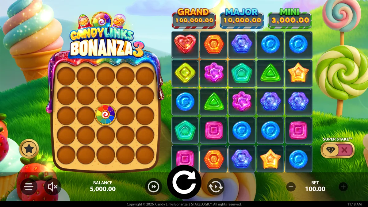 Candy Links Bonanza 3 Base Play