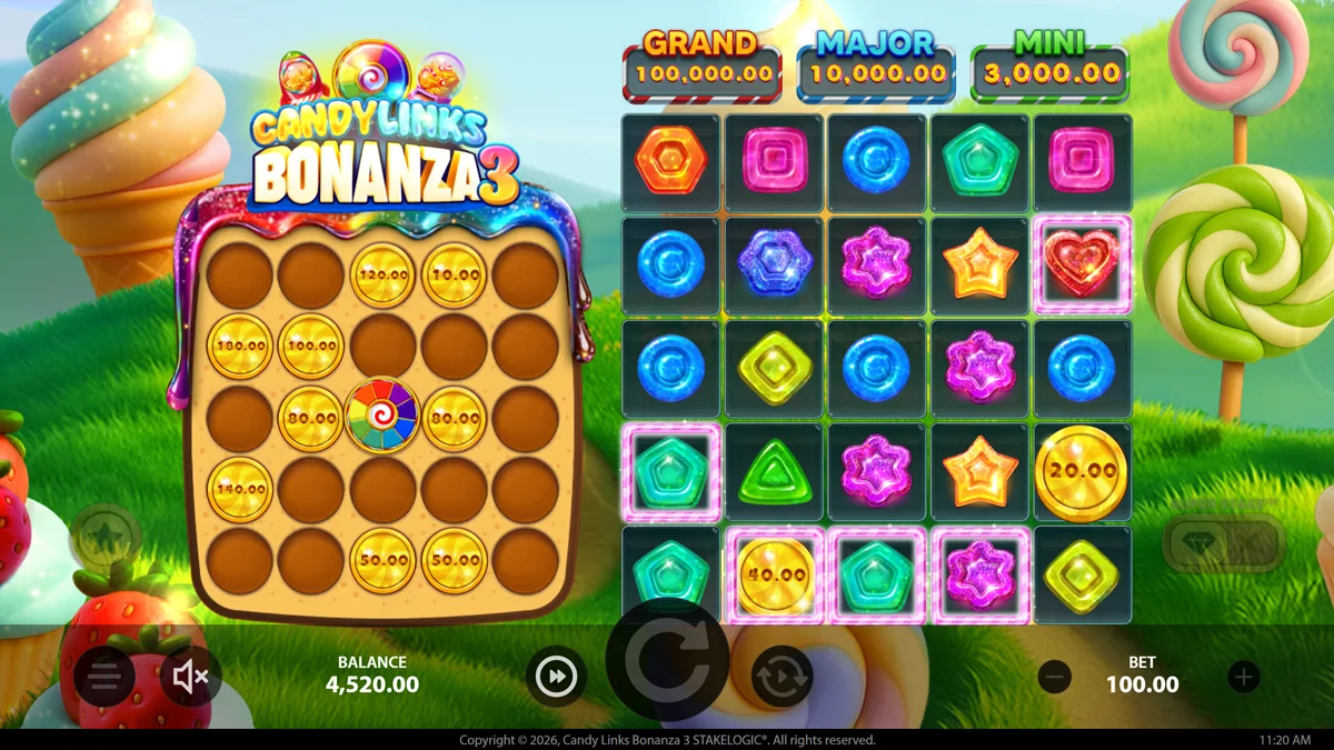 Candy Links Bonanza 3 Win